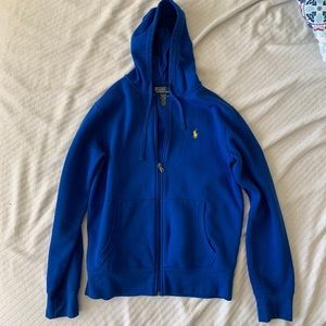 Men’s Ralph Lauren Polo Zip-Up Fleece Hoodie - Med